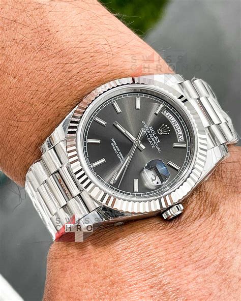 rolex day date 40 case thickness|rolex day date 40mm price.